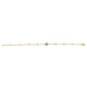 Diamond Evil Eye Bracelet in 18K Yellow Gold