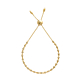 Diamond Bracelet in closed Bezel Setting in 18K Yellow Gold