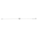 Diamond Heart Bracelet in 18K White Gold