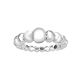 Fashion Gold Ring in 18K White Gold