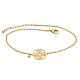 Diamond and Gold Flower Design in 18K Rose Gold