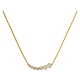 Diamond Journey Necklace in 18K Yellow Gold
